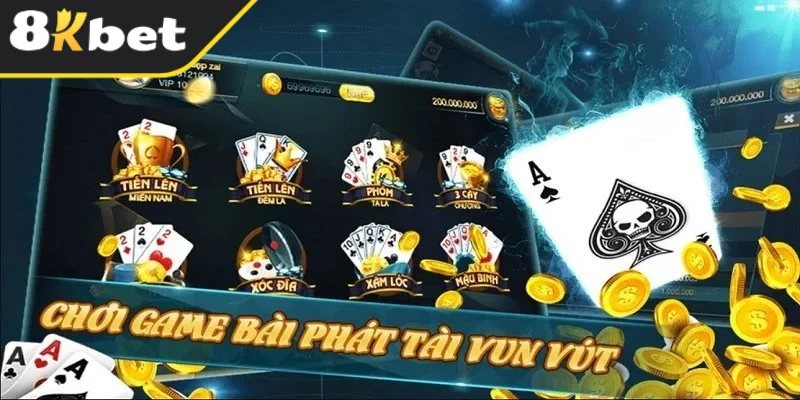 Siêu phẩm đáng trải nghiệm tại sảnh game bài 8KBET