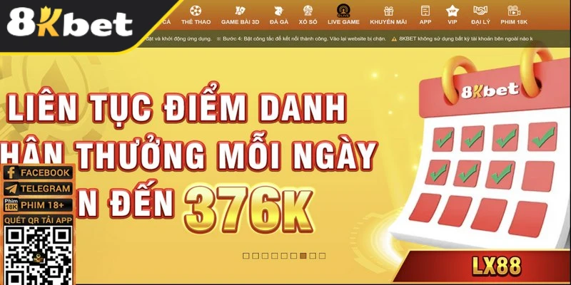 Link vào 8KBET là đường dẫn vào hệ thống nhà cái trực tuyến chính thống